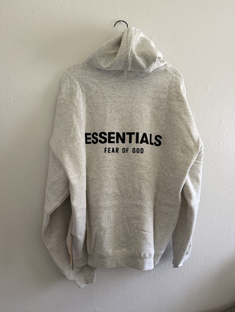 Fear of God ESSENTIALS Light Oatmeal Pullover Hoodie